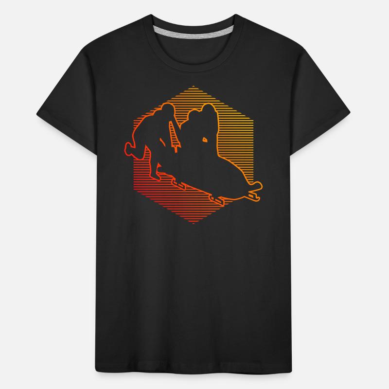 Bobsleigh Bobsleigh Sport Two-man bob bobsleigh track Kids' Premium Organic T-Shirt