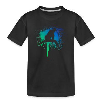 Scooter Stunt Roller Stuntscooter Hommes - T-shirt bio Premium Enfant - noir - Devant