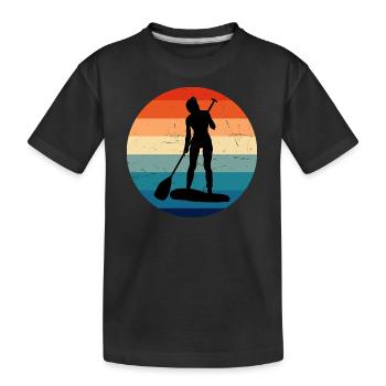 Stand up Paddleboard Homme Stand up Paddle Board - T-shirt bio Premium Enfant - noir - Devant