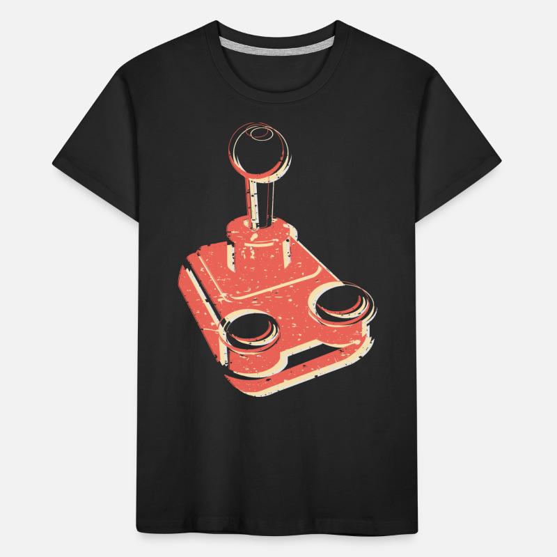 Joystick Player Game Controller retro Gaming Kids' Premium Organic T-Shirt