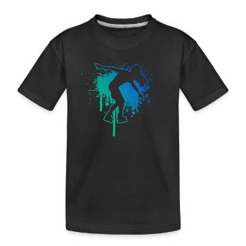 Patins à roulettes pour hommes Patins à roulettes Pour femmes Patins à roulettes - T-shirt bio Premium Enfant - noir - Devant