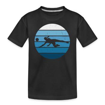 Volley féminin Volley-ball masculin Volley-ball - T-shirt bio Premium Enfant - noir - Devant