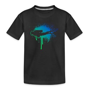 Plongeurs Plongée libre Plongeurs Hommes - T-shirt bio Premium Enfant - noir - Devant