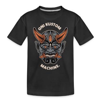 Oni machine - T-shirt bio Premium Enfant - noir - Devant