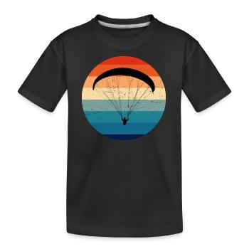 Paragliding Paragliding Women Paragliding - Kids' Premium Organic T-Shirt - black - Front