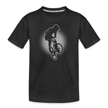 Hommes bmx vélo vélo vélo bmx garçons - T-shirt bio Premium Enfant - noir - Devant