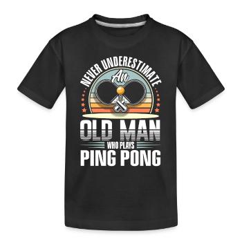 Ping-pong - T-shirt bio Premium Enfant - noir - Devant