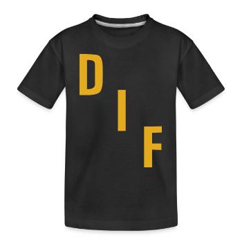 Degerfors - Kids' Premium Organic T-Shirt - black - Front