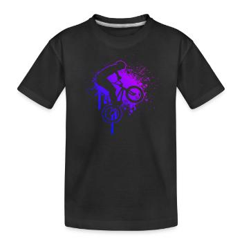 Cyclisme Vélo Hommes Femmes BMX BMX garçons - T-shirt bio Premium Enfant - noir - Devant