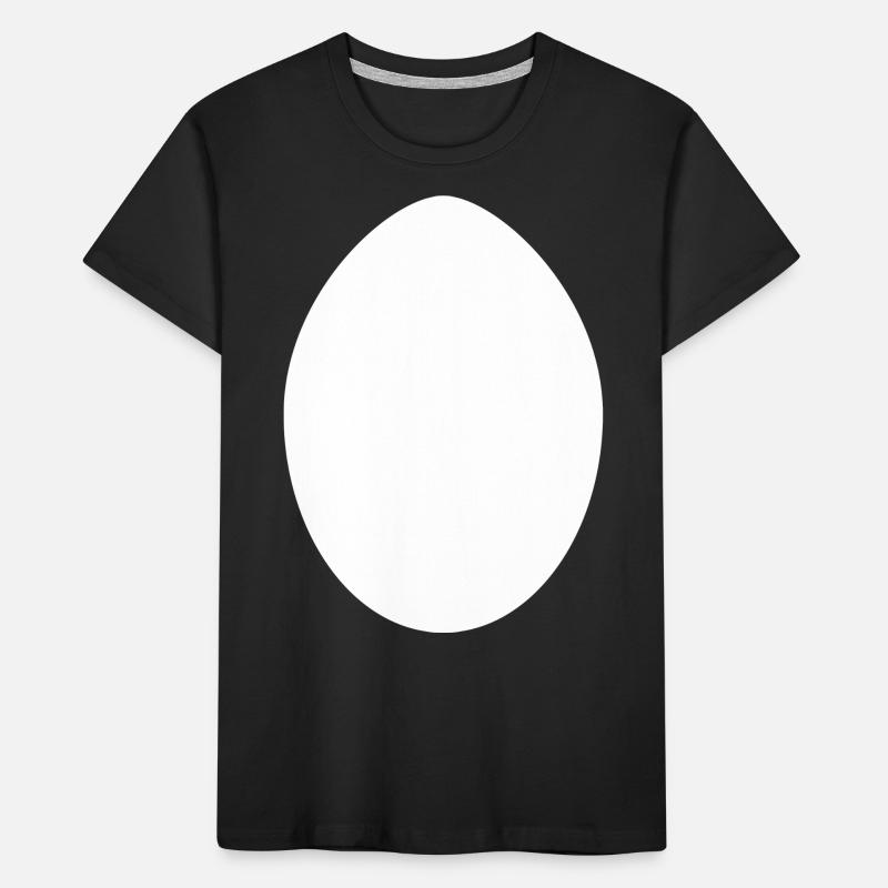 White Easter Egg Kids' Premium Organic T-Shirt