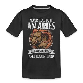 Anniversaire Bélier Superstition Fire - T-shirt bio Premium Enfant - noir - Devant