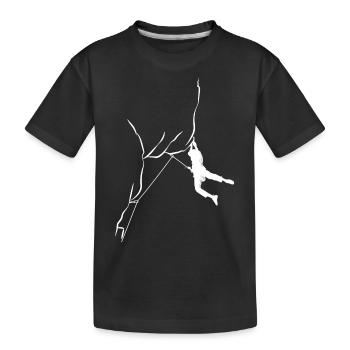 Rochers d’escalade vintage - T-shirt bio Premium Enfant - noir - Devant