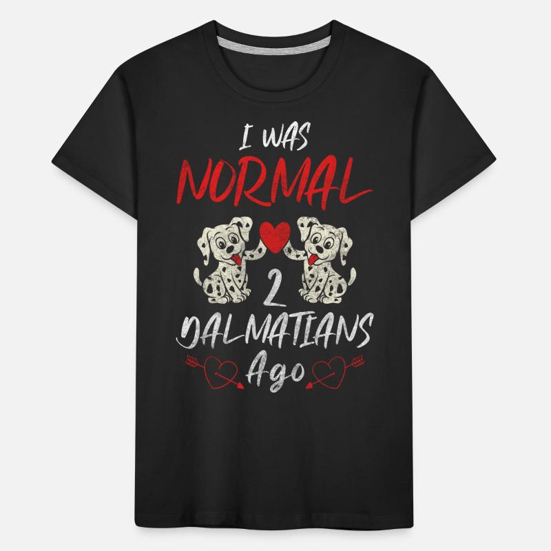 Dalmatian Four Paws Points Love Kids' Premium Organic T-Shirt
