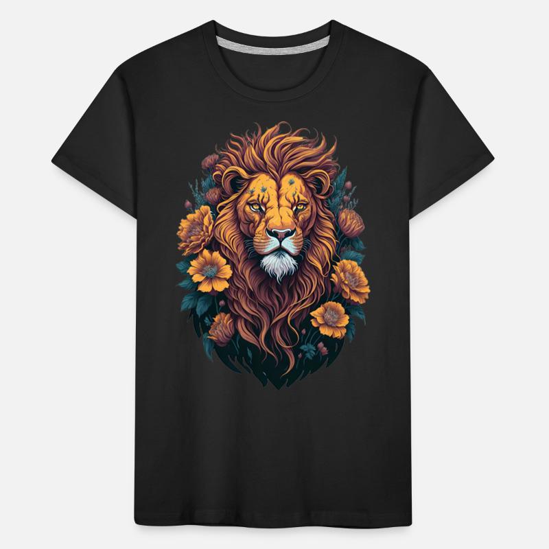Löwe Kinder Premium Bio T-Shirt