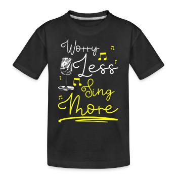 Art musicien - T-shirt bio Premium Enfant - noir - Devant