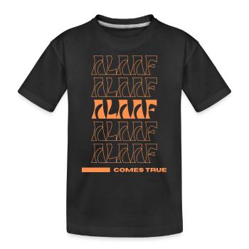 Alaaf comes true - Kinder Premium Bio T-Shirt - Schwarz - Vorne