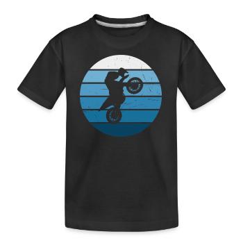 Dirt Bike Dirt Biker Dirt Bike Women Men - Kids' Premium Organic T-Shirt - black - Front
