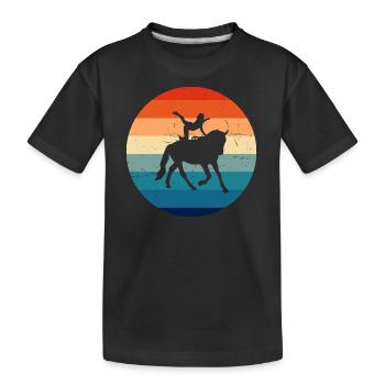 Exercices d’équilibre pour femmes Contrôle du corps - T-shirt bio Premium Enfant - noir - Devant