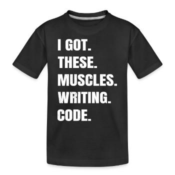 Cool Health Informatics Specialist Chemises - T-shirt bio Premium Enfant - noir - Devant