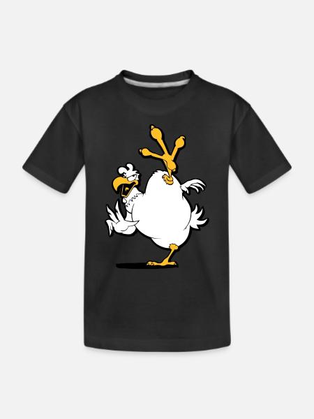 kung_fu_chicken - T-shirt bio Premium Enfant - noir