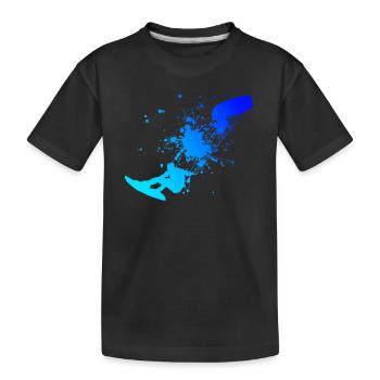 Kitesurf Femmes Kitesurf Kitesurf Kitesurf Kitesurf Kitesurf - T-shirt bio Premium Enfant - noir - Devant