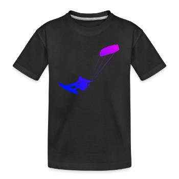 Kitesurf Kitesurfer Hommes Kitesurf Kitesurf - T-shirt bio Premium Enfant - noir - Devant