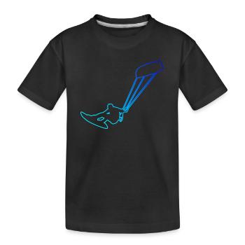 Femmes Kitesurfer Kitesurf Kitesurf Kitesurf - T-shirt bio Premium Enfant - noir - Devant