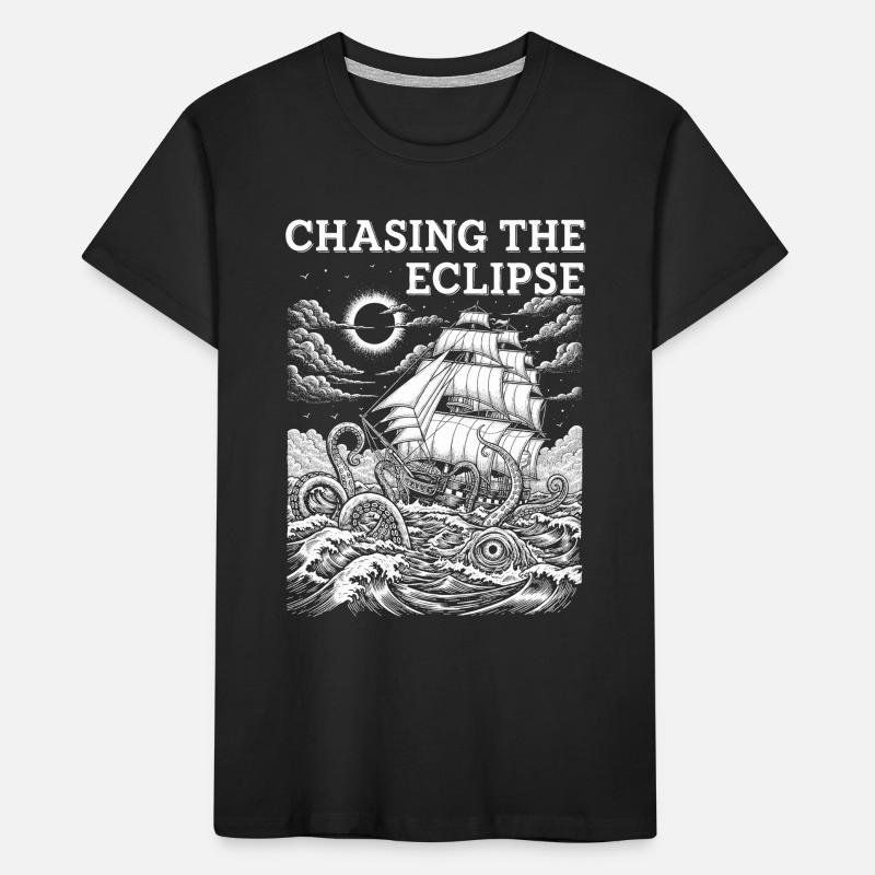 Solar Eclipse Adventure Kids' Premium Organic T-Shirt
