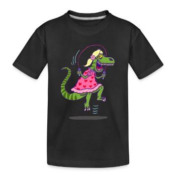 Tarnung für die Jagd - Kinder Premium Bio T-Shirt - Schwarz - Vorne