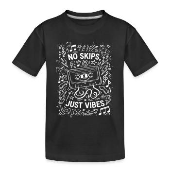 Nur Gute Stimmung - Kinder Premium Bio T-Shirt - Schwarz - Vorne