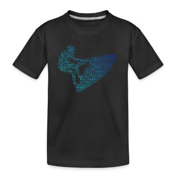 Jet Ski Équitation Jet Ski Sports nautiques Femmes Jet Ski - T-shirt bio Premium Enfant - noir - Devant