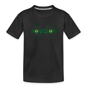 Regard d un dragon - T-shirt bio Premium Enfant - noir - Devant