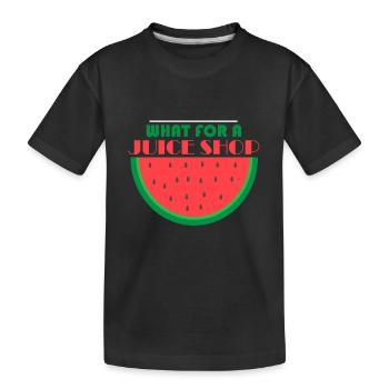 Quel magasin de jus Denglish pastèque - T-shirt bio Premium Enfant - noir - Devant