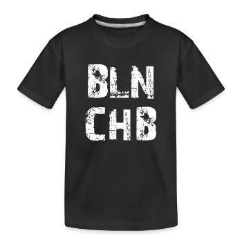 Berlin Charlottenburg Capital Germany City - Kids' Premium Organic T-Shirt - black - Front