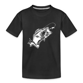 poisson - T-shirt bio Premium Enfant - noir - Devant