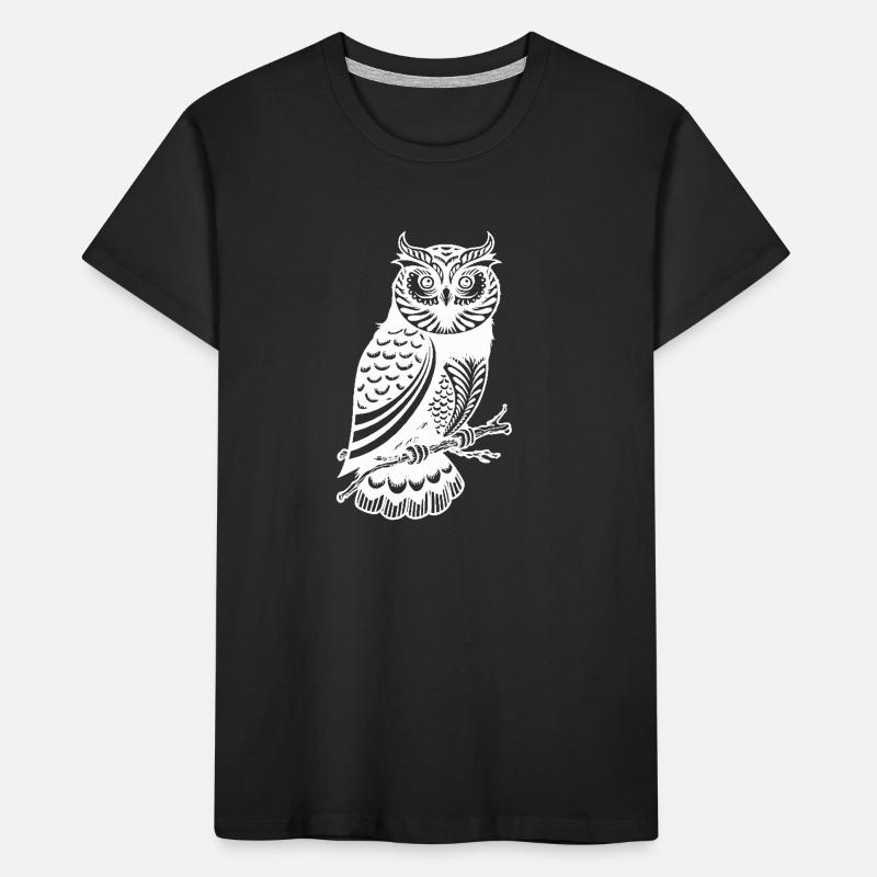 Hübsche Eule Kinder Premium Bio T-Shirt