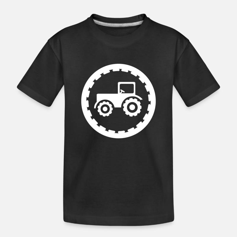 DAS TRAKTORSHIRT - Kinder Premium Bio T-Shirt - Schwarz