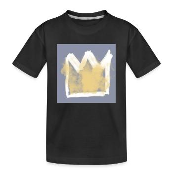 Couronne - T-shirt bio Premium Enfant - noir - Devant