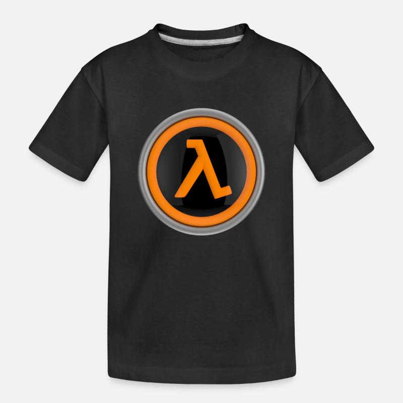 Lambda-Logo - Kinder Premium Bio T-Shirt - Schwarz