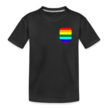 Poche de poitrine LGTB LGTB Pride Gay - T-shirt bio Premium Enfant - noir - Devant
