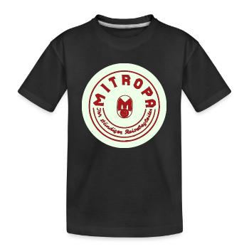Mitropa - Ihr ständiger Reisebegleiter - Kinder Premium Bio T-Shirt - Schwarz - Vorne