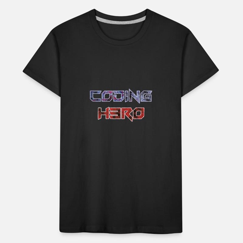 Coding Hero - programming hero Kids' Premium Organic T-Shirt