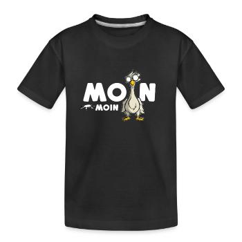 Moin Moin Mer du Nord - T-shirt bio Premium Enfant - noir - Devant