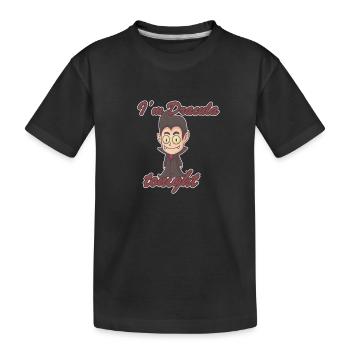Dracula - Kinder Premium Bio T-Shirt - Schwarz - Vorne