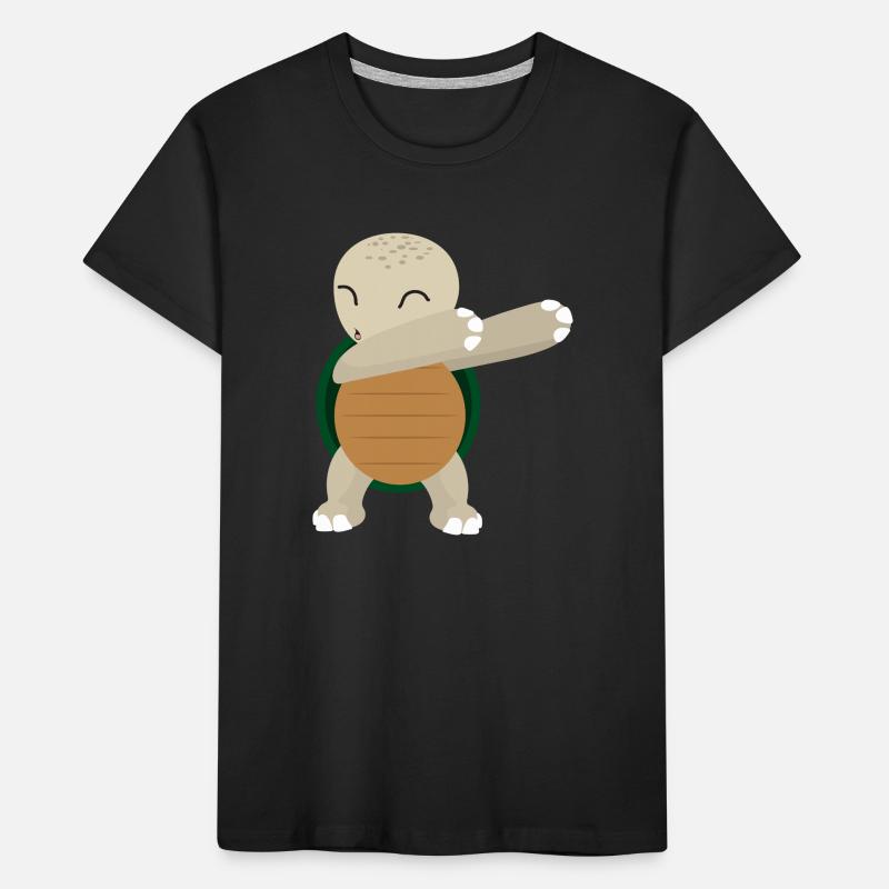 Dabbing Dabbing Meeresschildkröte - Geschenkidee Kinder Premium Bio T-Shirt