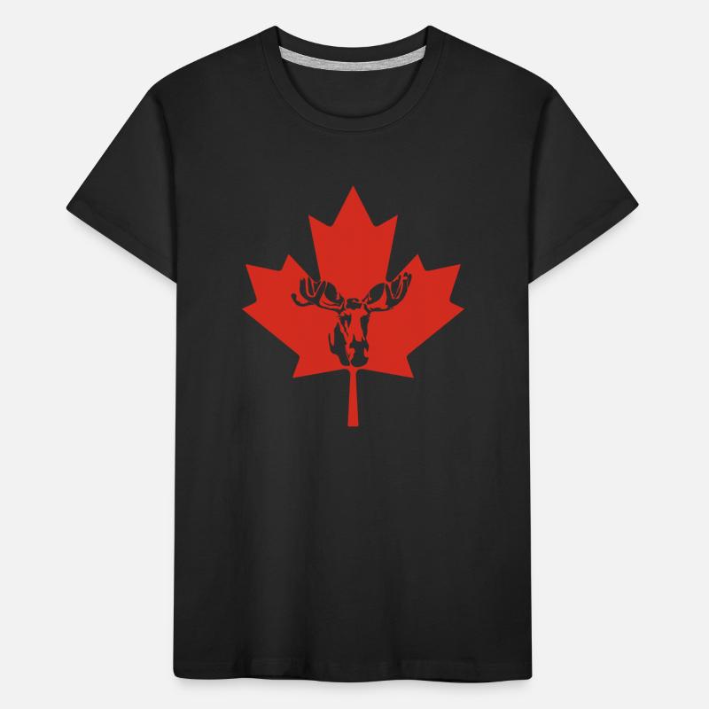 Canada Moose Animals in Canada Gift Idea Kids' Premium Organic T-Shirt
