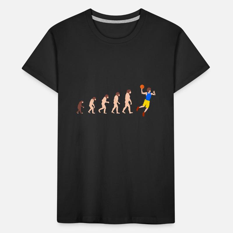 Evolution Basketteur Drôle idée cadeau T-shirt bio Premium Enfant