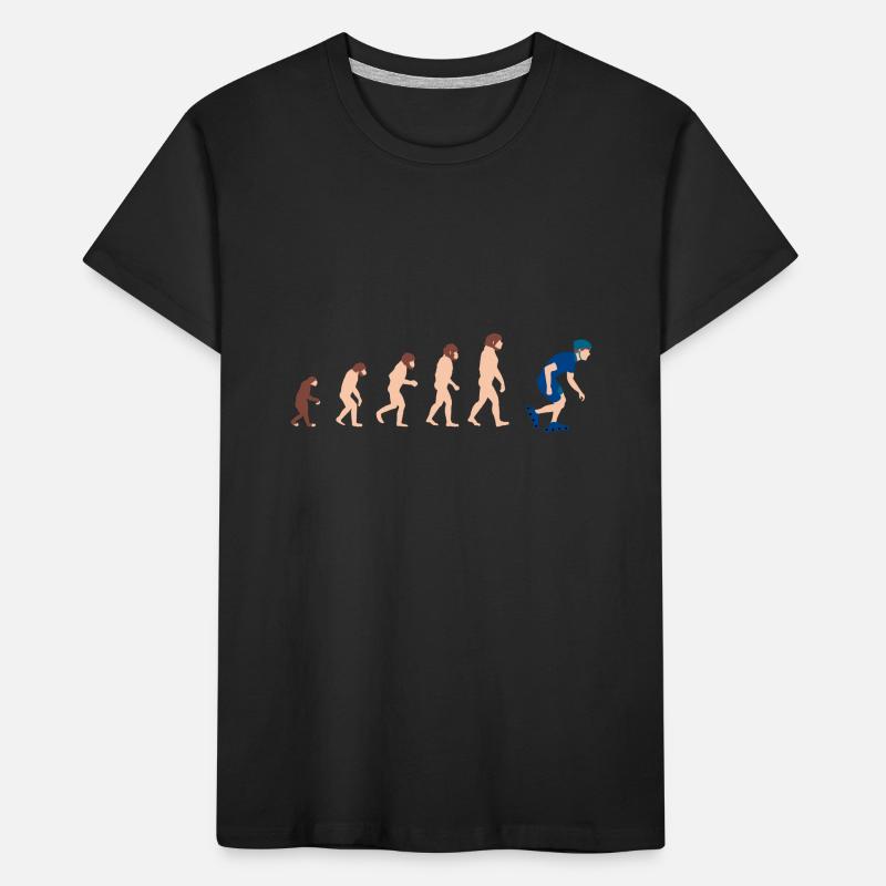 Evolution Inline Skates Idée cadeau drôle T-shirt bio Premium Enfant