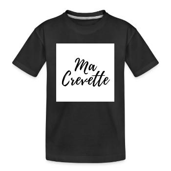 MA CREVETTE - T-shirt bio Premium Enfant - noir - Devant