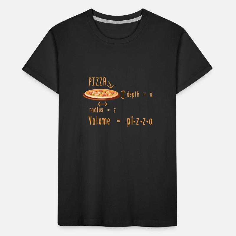 Mathematiker Pizza | Mathematik Mathe Geschenkidee Kinder Premium Bio T-Shirt